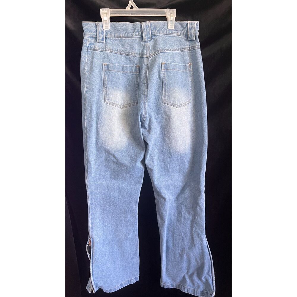Veerkracht Jeans Streetwear Unique Cool Pocket Light Wash Large